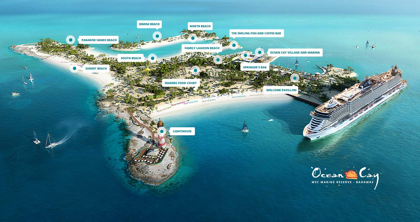 ocean cay map sc new