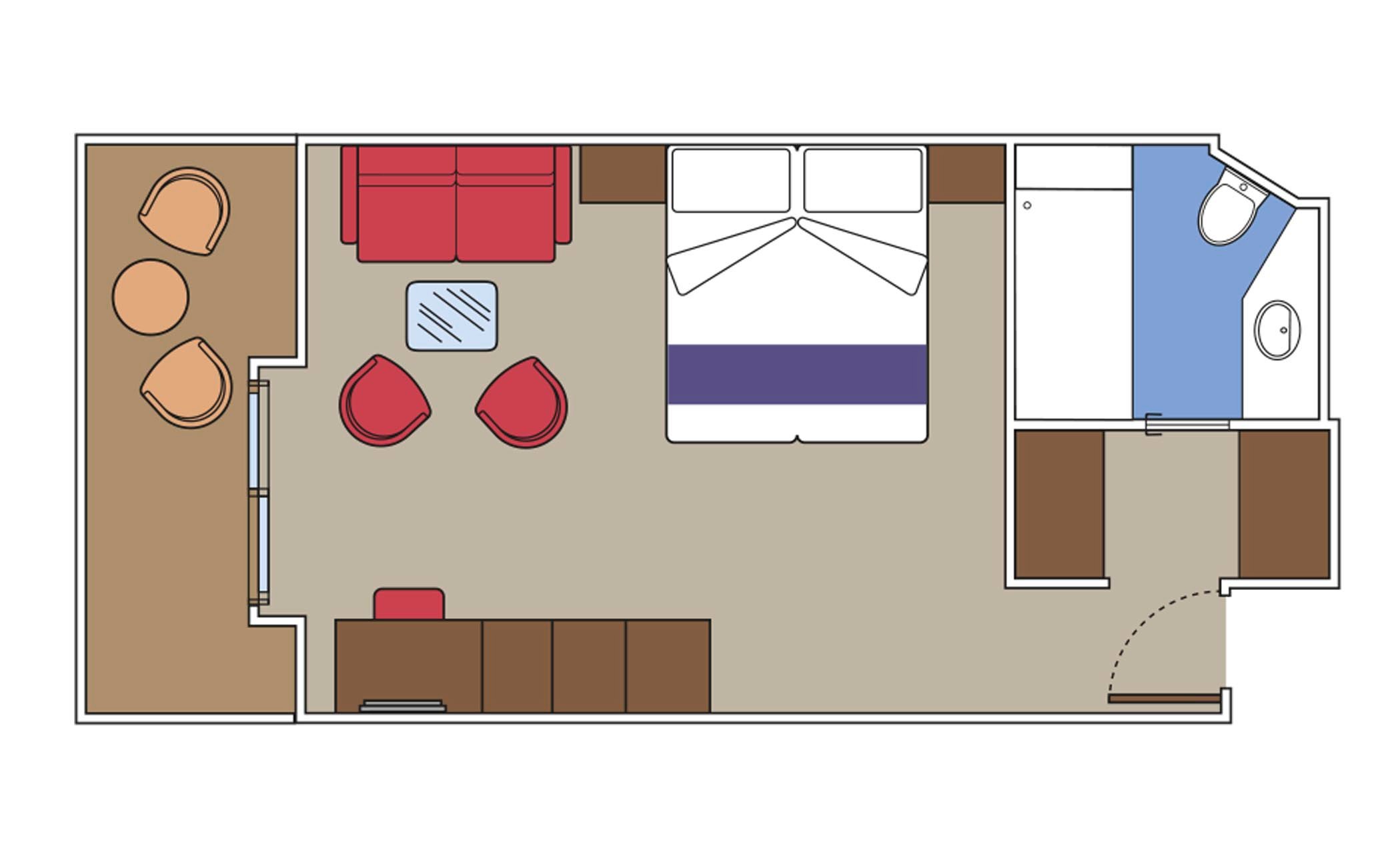 MSC Meraviglia Cabin: Yacht Club Deluxe Suite 13 2d MSC Meraviglia Cabin: Yacht Club Deluxe Suite 13 2d