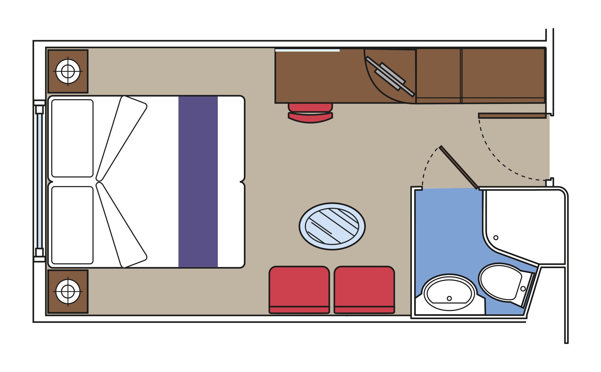 MSC Splendida Cabin: Ocean View 07 2d