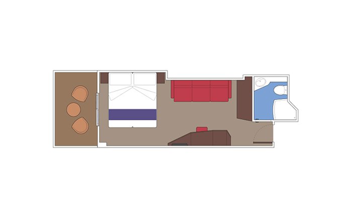 Deluxe Balcony Aurea, MSC Virtuosa | MSC Cruises