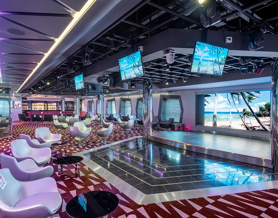 TV studio bar, MSC Virtuosa TV studio bar, MSC Virtuosa