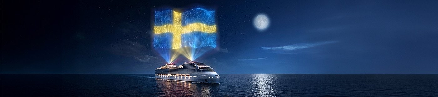 Cruise ship with swedish flag, cruise holiday offer | MSC Cruises