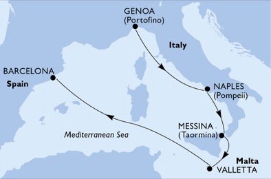 Italien, Malta, Spanien