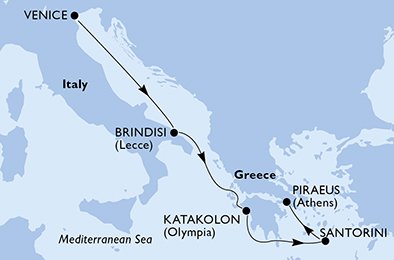 Italien, Grekland