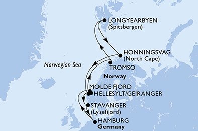 Tyskland, Norge, Svalbard och Jan Mayen Islands