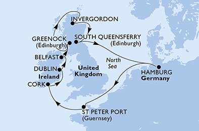Tyskland, England, Irland