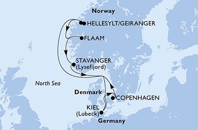Danmark, Norge, Tyskland