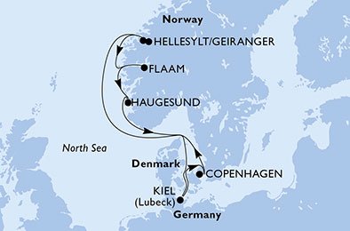 Danmark, Norge, Tyskland