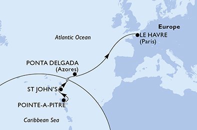 Guadeloupe, Antigua och Barbuda, Portugal, Frankrike