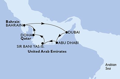 Förenade Arabemiraten, Qatar, Bahrain