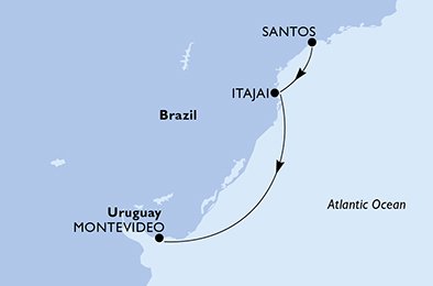 Brasilien, Uruguay