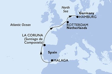 Spanien, Holland, Tyskland