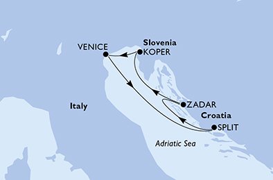 Italien, Kroatien, Slovenien